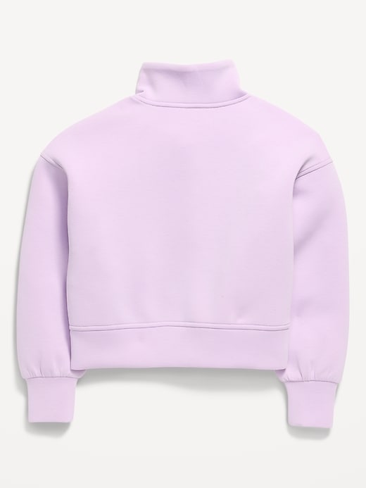 Image number 4 showing, Bounce Fleece Half-Zip Pullover Sweatshirt for Girls