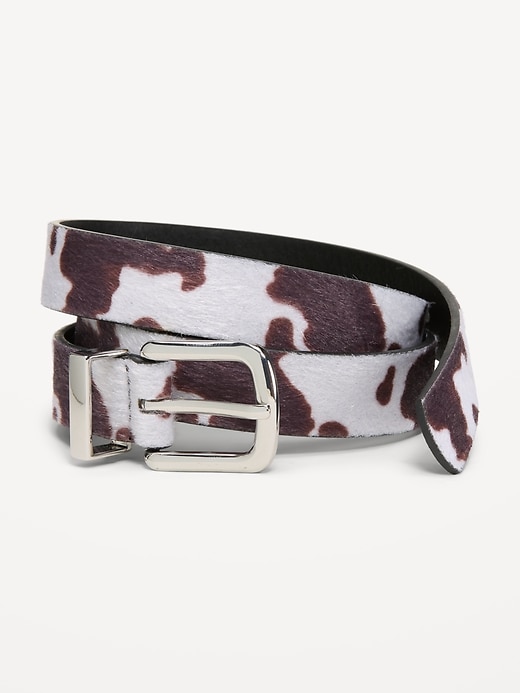 Image number 1 showing, Classic Pony Hair Belt