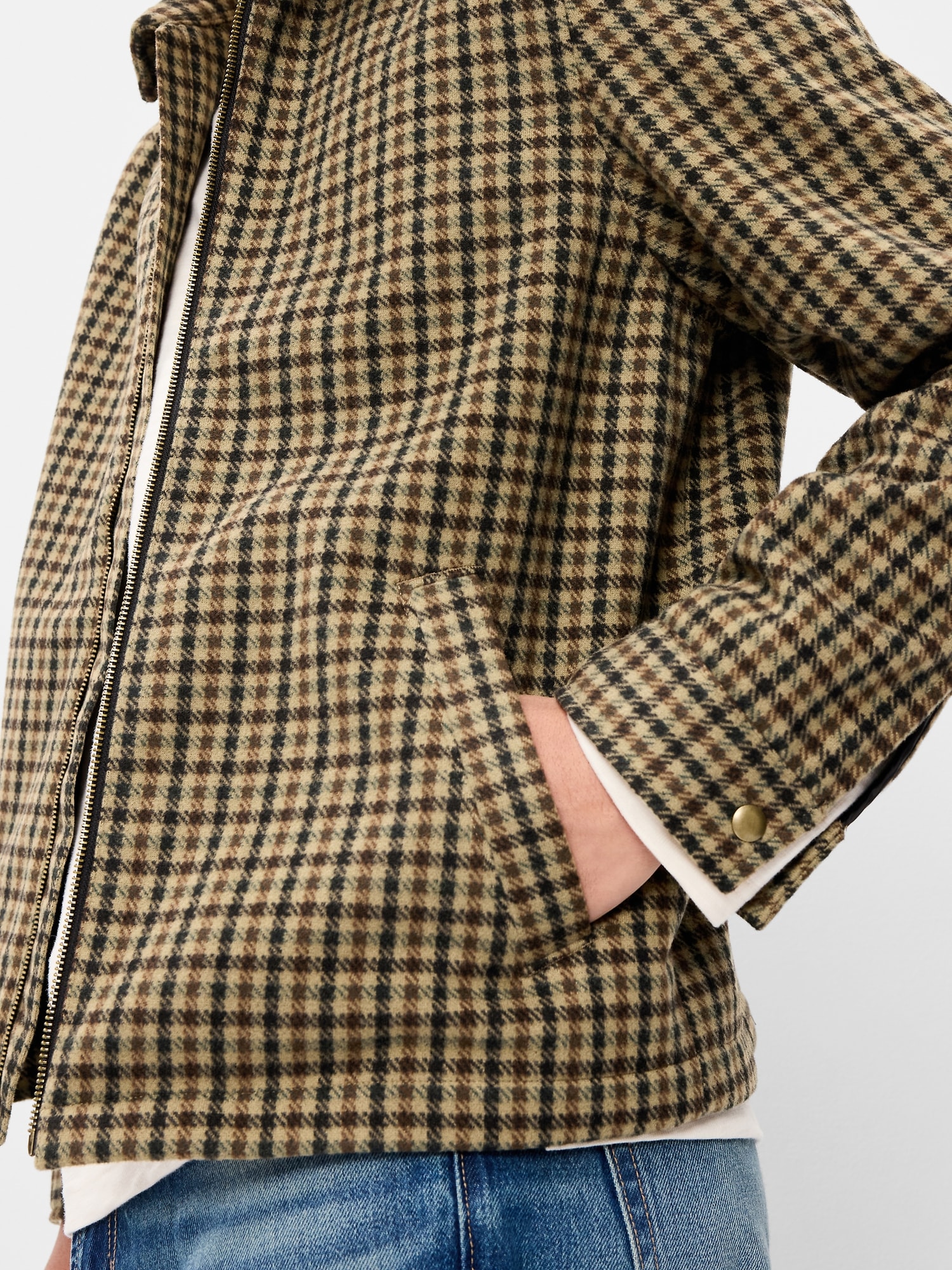 Relaxed Harrington Jacket