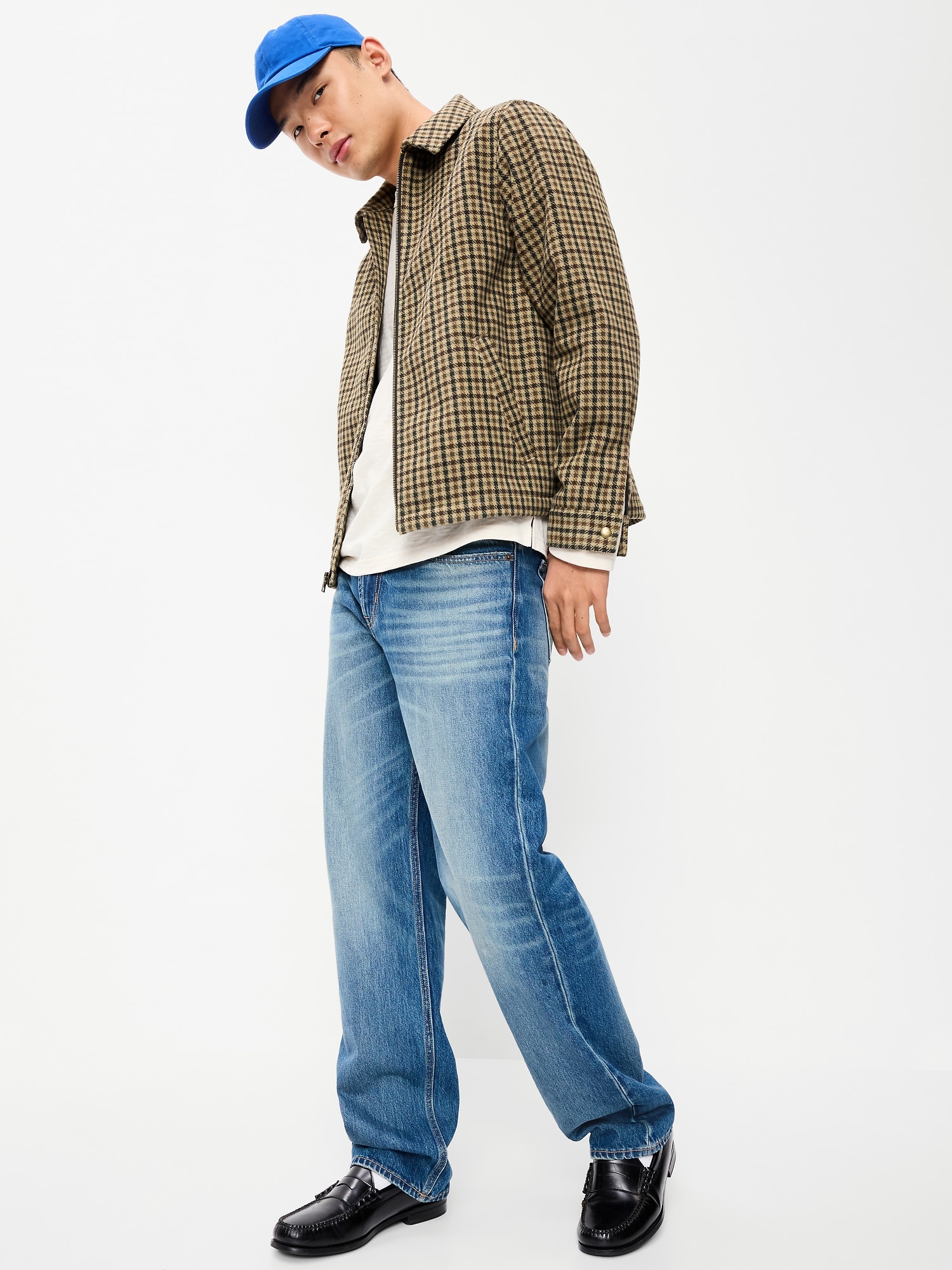 Relaxed Harrington Jacket