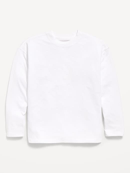 Image number 1 showing, Oversized Long-Sleeve T-Shirt for Boys