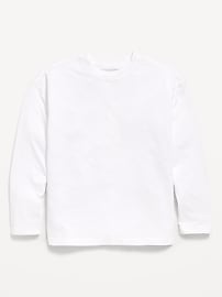 Image number 1 showing, Oversized Long-Sleeve T-Shirt for Boys