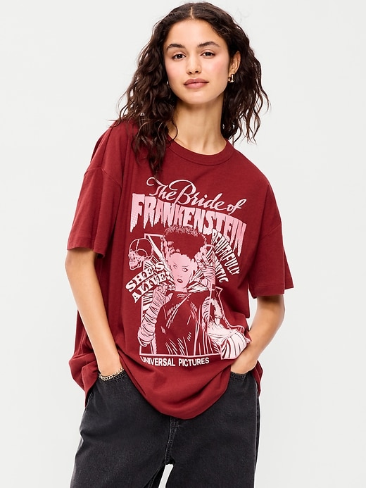 Image number 1 showing, Oversized Graphic Tunic T-Shirt