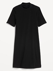 Image number 1 showing, Snug Mock-Neck Bodycon Mini Dress