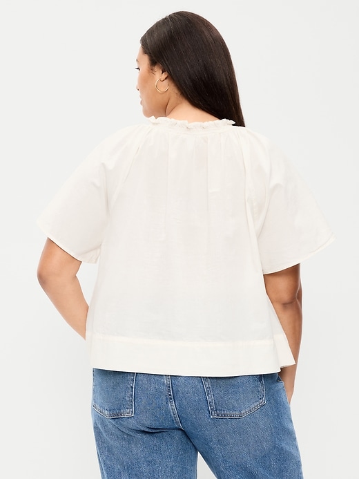 Image number 5 showing, Loose Short-Sleeve Top