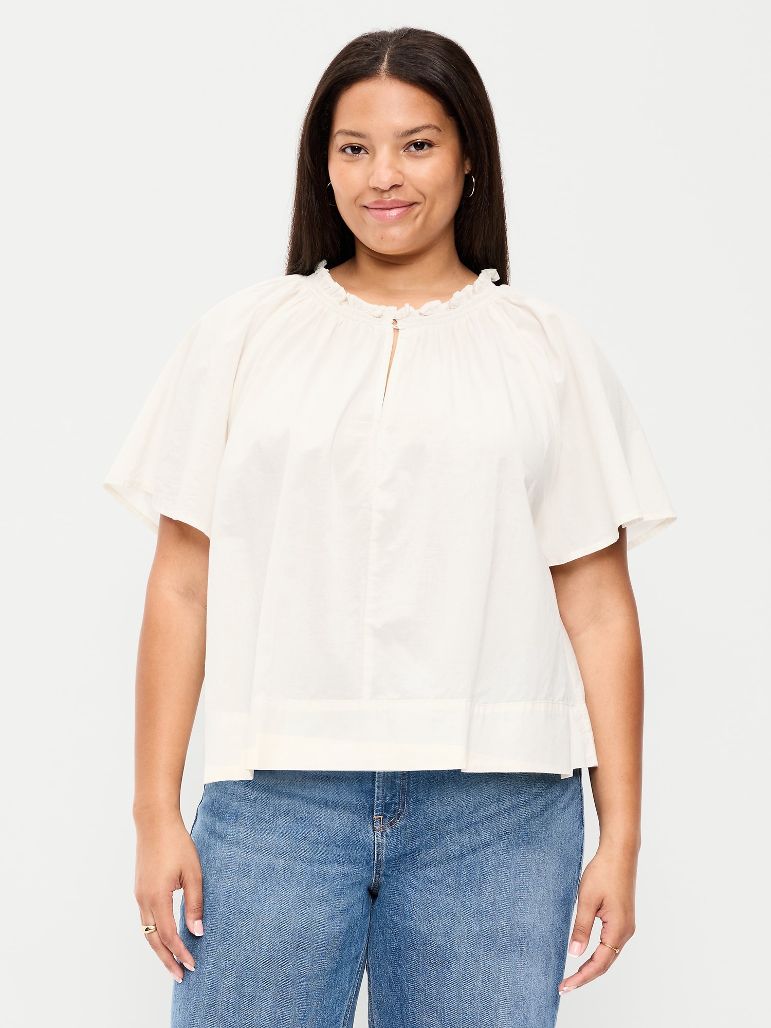 Loose Short-Sleeve Top