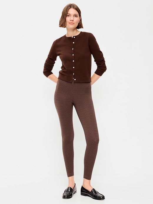 Image number 1 showing, High-Waisted Jersey Fashion Layering Leggings