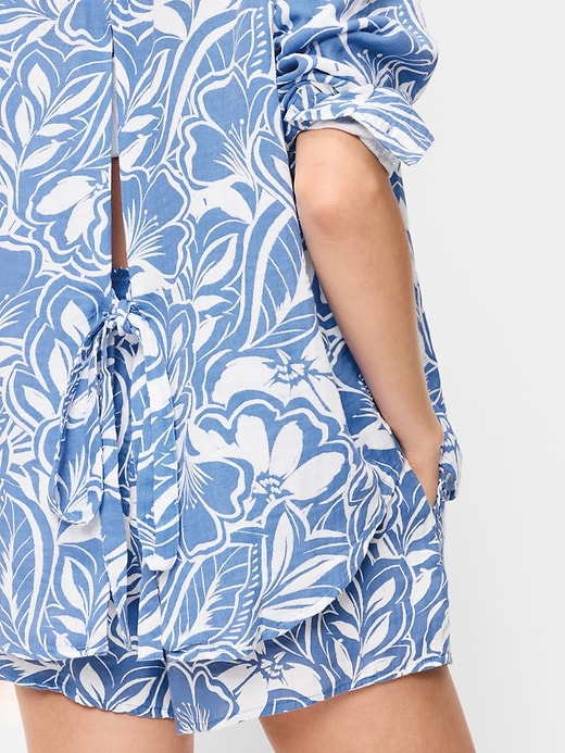 Image number 4 showing, Open-Back Button-Down Shirt