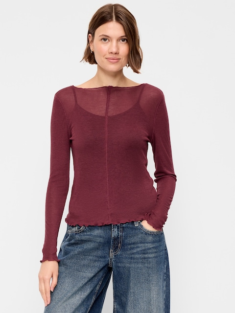 Lettuce-Edge Tissue T-Shirt
