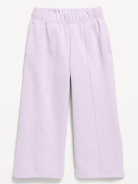 Dynamic Fleece Wide-Leg Sweatpants for Toddler Girls