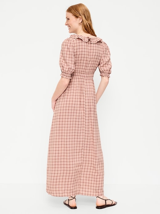 Image number 2 showing, Ruffle-Trim Boho Maxi Dress