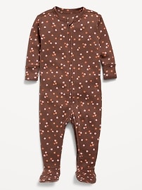 Image number 1 showing, 2-Way-Zip Sleep & Play Footed One-Piece for Baby