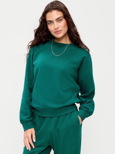 Oversized Raglan Sweatshirt