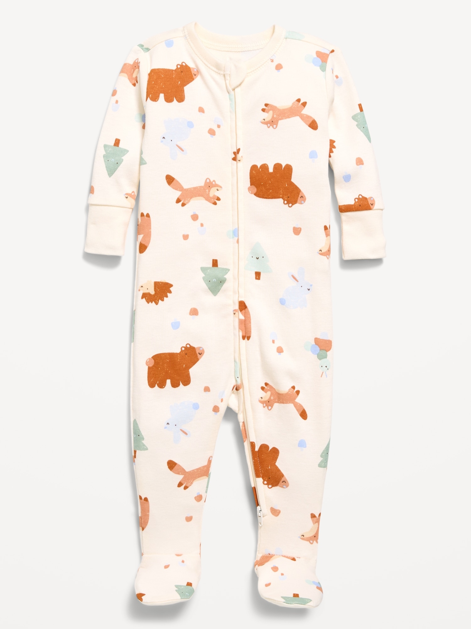 Snug-Fit 2-Way-Zip Sleep & Play Footed One-Piece for Baby