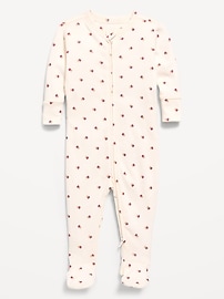 Image number 1 showing, 2-Way-Zip Sleep & Play Footed One-Piece for Baby