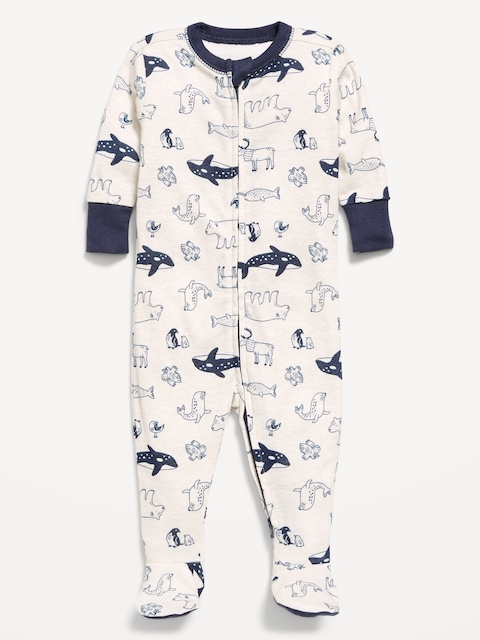Snug-Fit 2-Way-Zip Sleep & Play Footed One-Piece for Baby