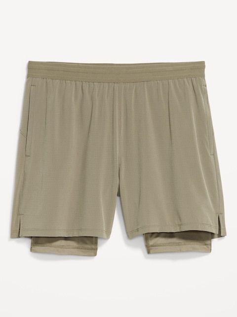 2-In-1 Performance Run Shorts -- 5-inch inseam