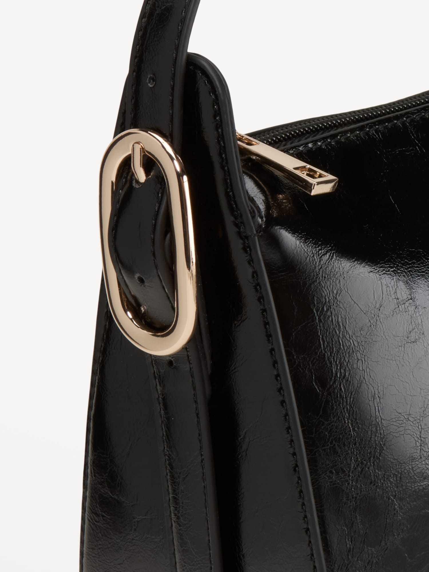 Faux-Leather Convertible Bracelet Bag