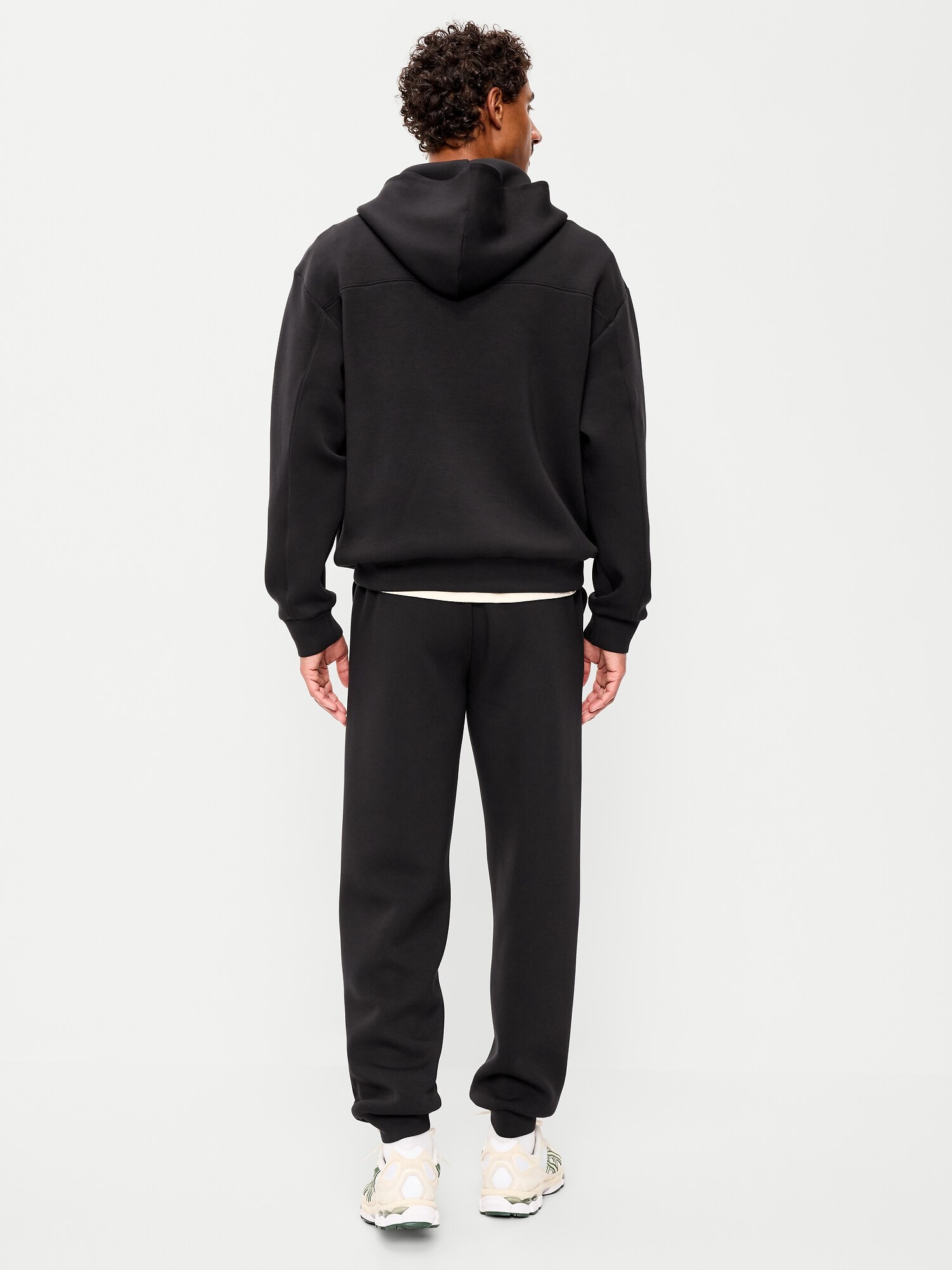 Мужские брюки Old Navy Bounce Fleece Baggy Jogger Sweatpants, цвет: Чёрный — фото 3