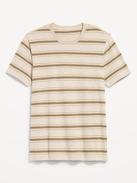 Crew-Neck Striped T-Shirt