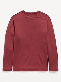Image number 2 showing, CloudMotion Long-Sleeve Performance T-Shirt for Boys