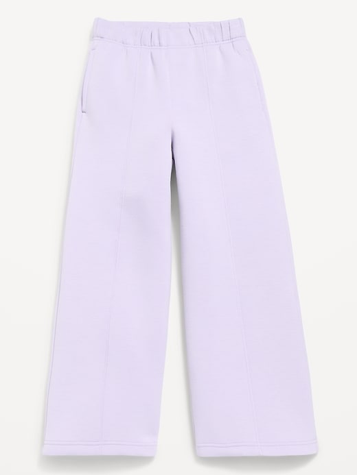 Image number 5 showing, High-Waisted Bounce Fleece Wide-Leg Sweatpants for Girls