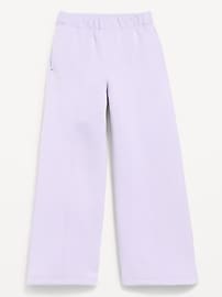 Image number 5 showing, High-Waisted Bounce Fleece Wide-Leg Sweatpants for Girls
