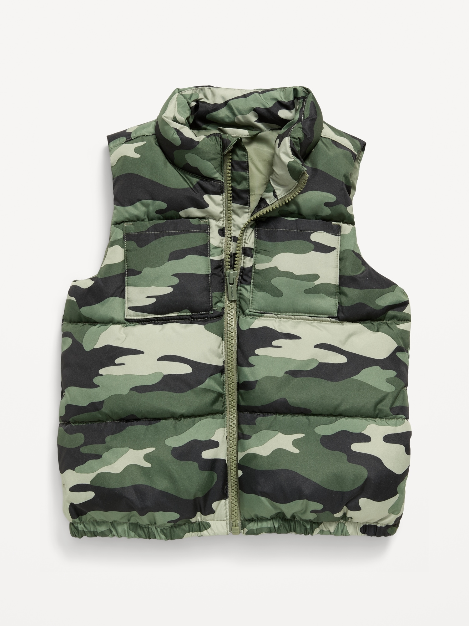 Water-Resistant Puffer Vest for Toddler Boys