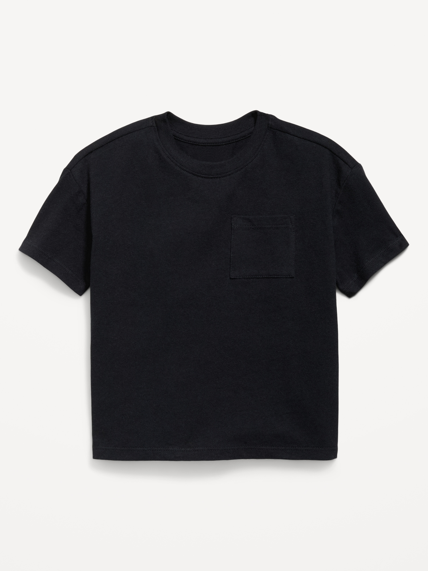 Oversized Short-Sleeve Pocket T-Shirt for Toddler Boys