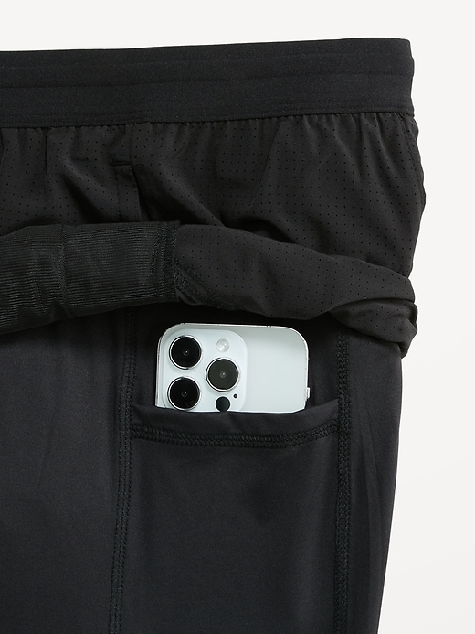 Image number 4 showing, 2-In-1 Performance Run Shorts -- 5-inch inseam