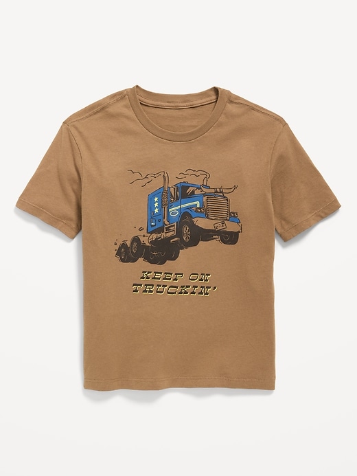 Image number 1 showing, Short-Sleeve Graphic T-Shirt for Boys