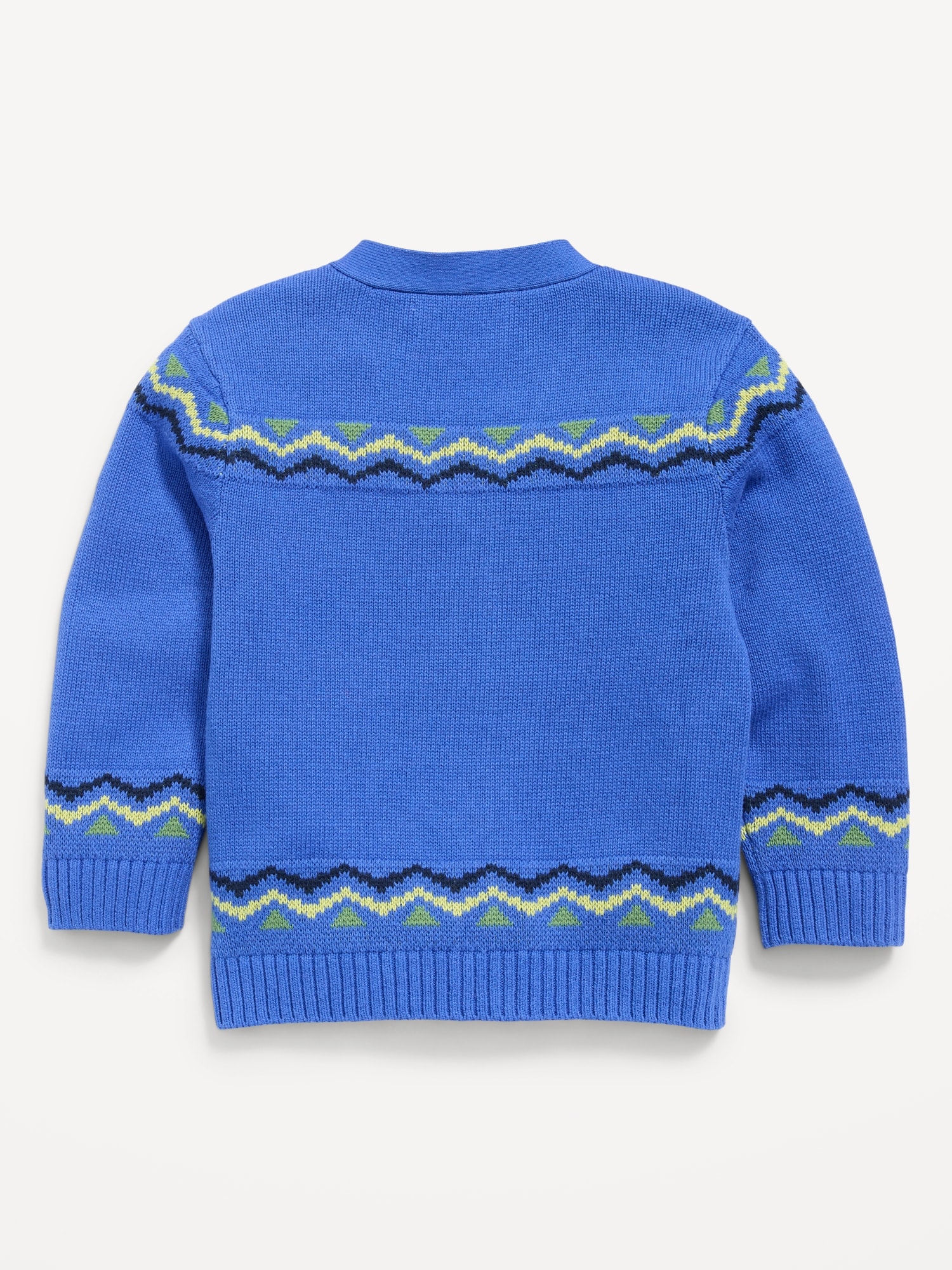 Oversized Graphic Cardigan Sweater for Toddler Boys