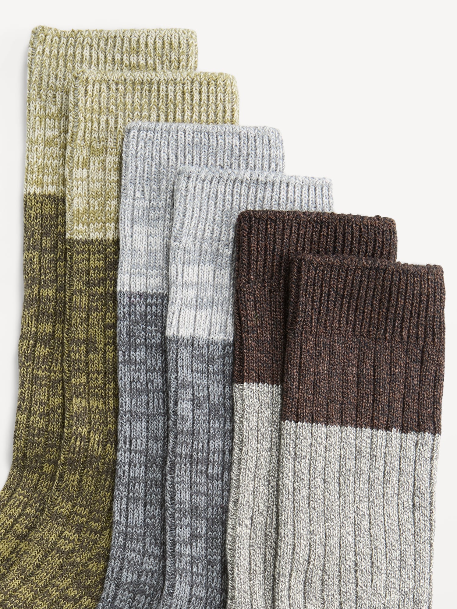 Marled Boot Socks 3-Pack