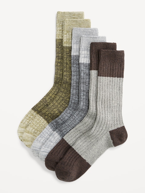 Marled Boot Socks 3-Pack