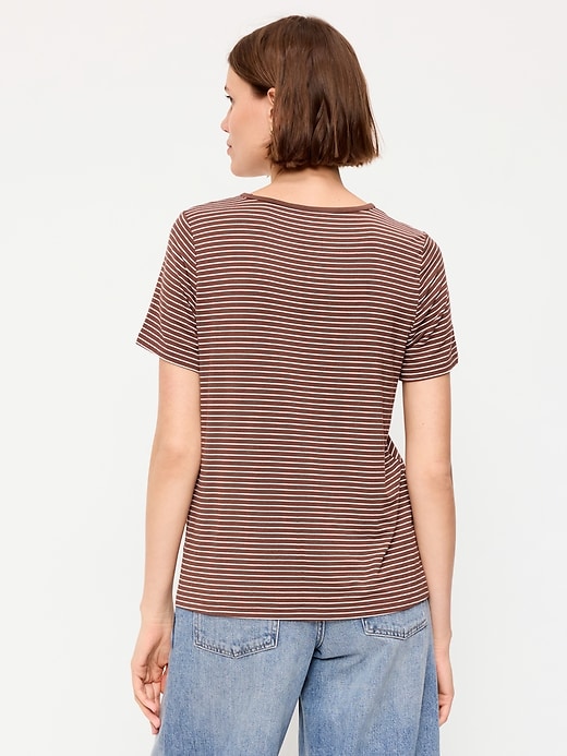 Image number 2 showing, Luxe Crew-Neck T-Shirt