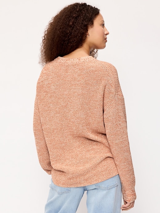 Image number 2 showing, Seaside Cotton Shaker Tunic Sweater