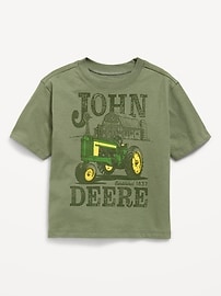 Image number 1 showing, John Deere™ Oversized Unisex T-Shirt for Toddler