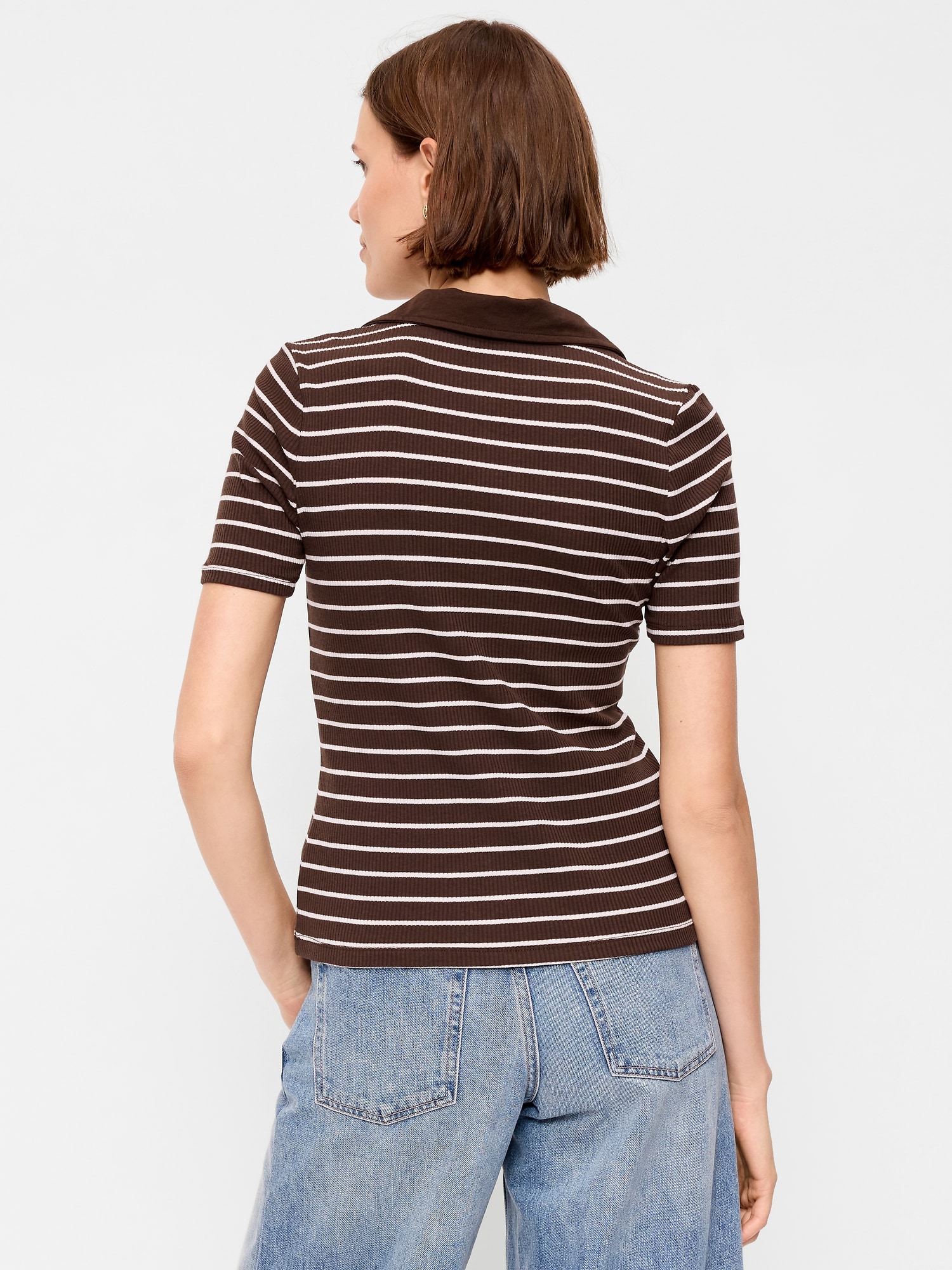 Keyhole Polo Top