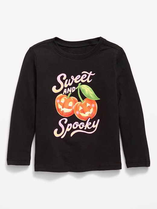 Image number 1 showing, Long-Sleeve Unisex Graphic T-Shirt for Toddler