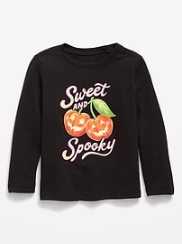 Image number 1 showing, Long-Sleeve Unisex Graphic T-Shirt for Toddler