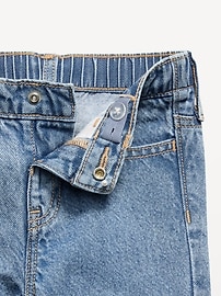Image number 4 showing, High-Waisted Super Baggy Ruffled Wide-Leg Jeans for Girls