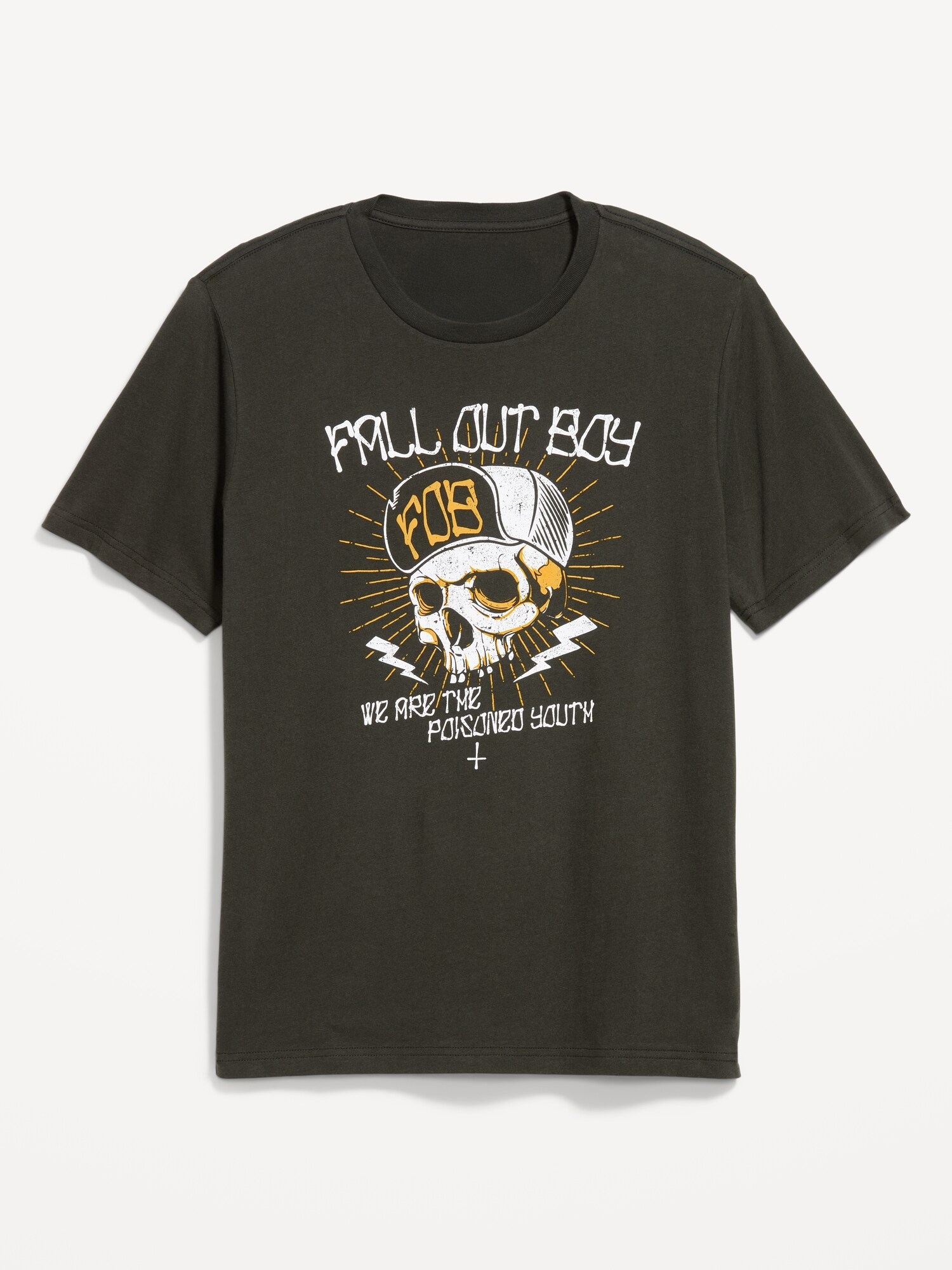 Мужская футболка Old Navy Fall Out Boy™ T-Shirt, цвет: Чёрный — фото 2