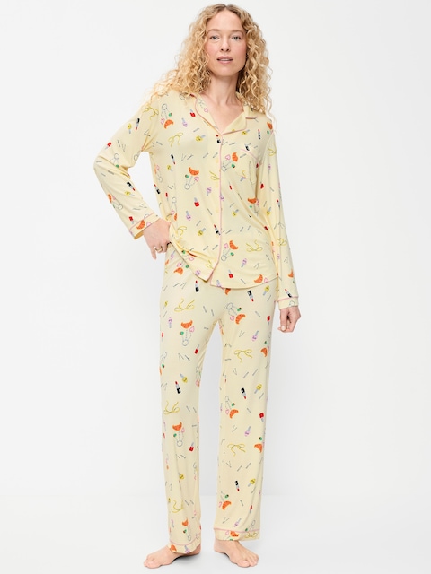 Sunday Sleep Knit Jersey Pant Set