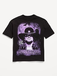 Image number 1 showing, WWE® The Undertaker Gender-Neutral Oversized Graphic T-Shirt for Kids