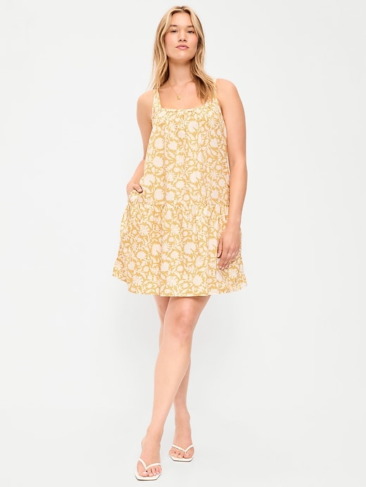 Image number 7 showing, Sleeveless Scoop-Neck Mini Swing Dress