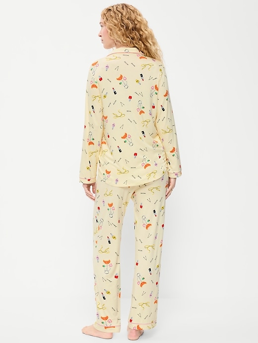 Image number 2 showing, Sunday Sleep Knit Jersey Pant Set