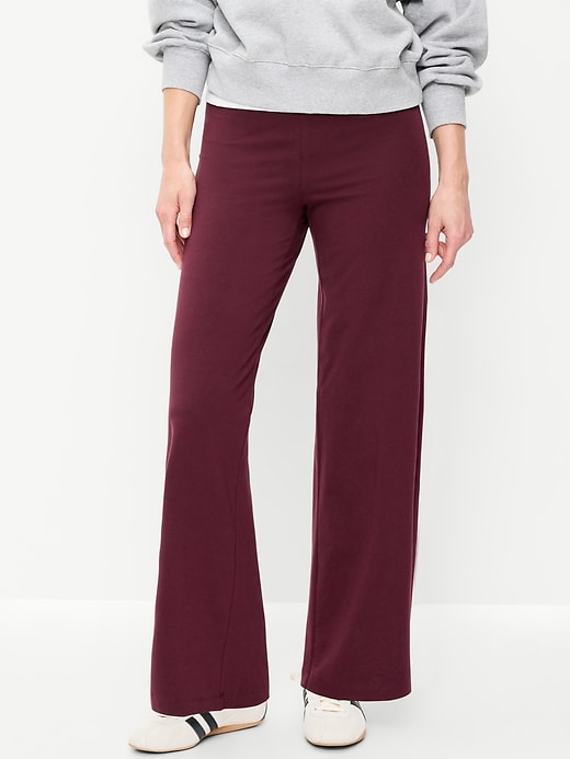 Image number 2 showing, High-Waisted Fashion Wide-Leg Leggings