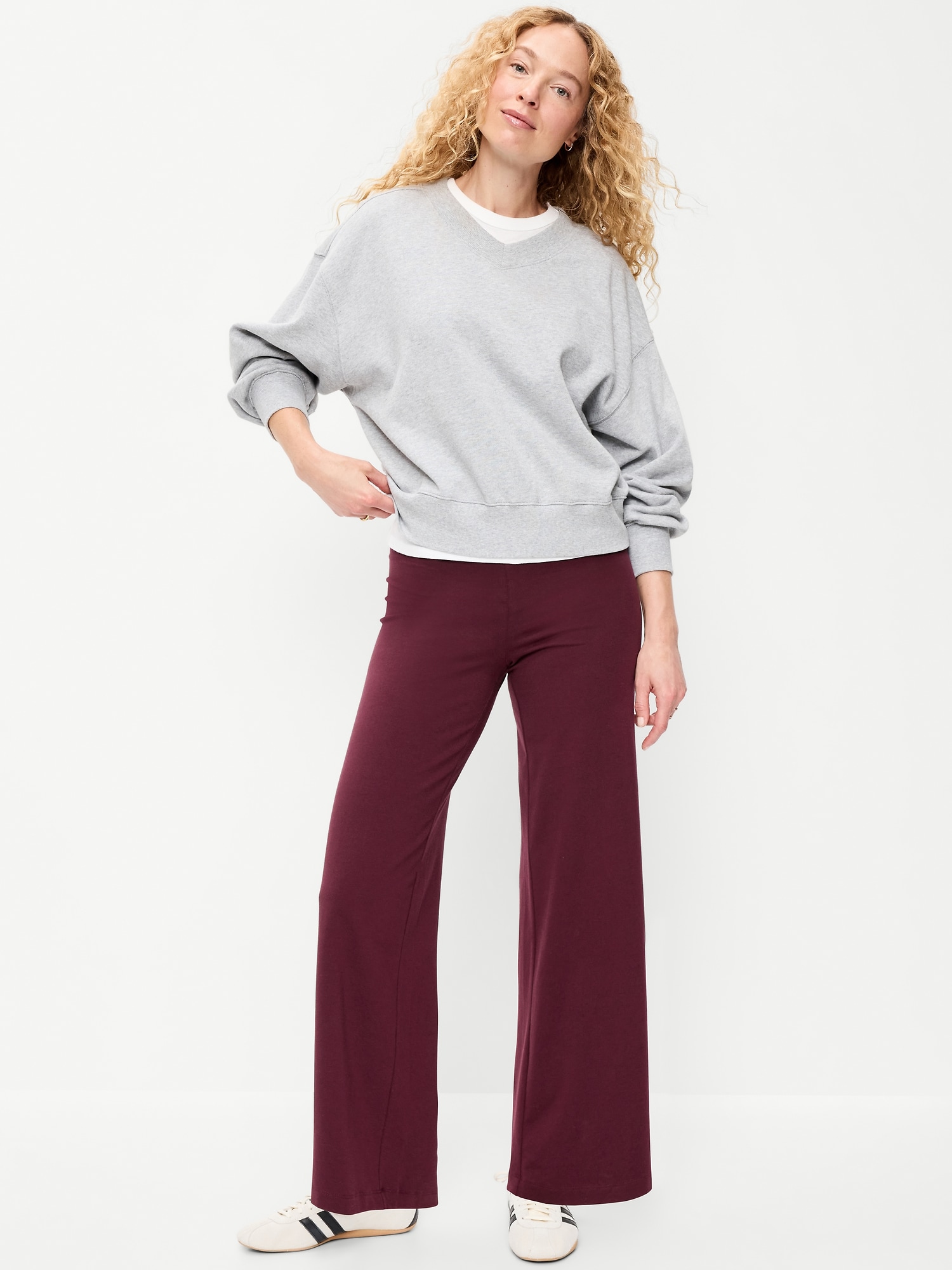 High-Waisted Fashion Wide-Leg Leggings