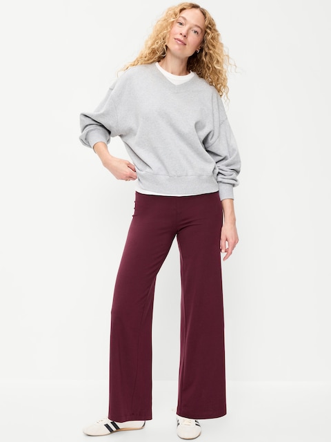 High-Waisted Fashion Wide-Leg Leggings