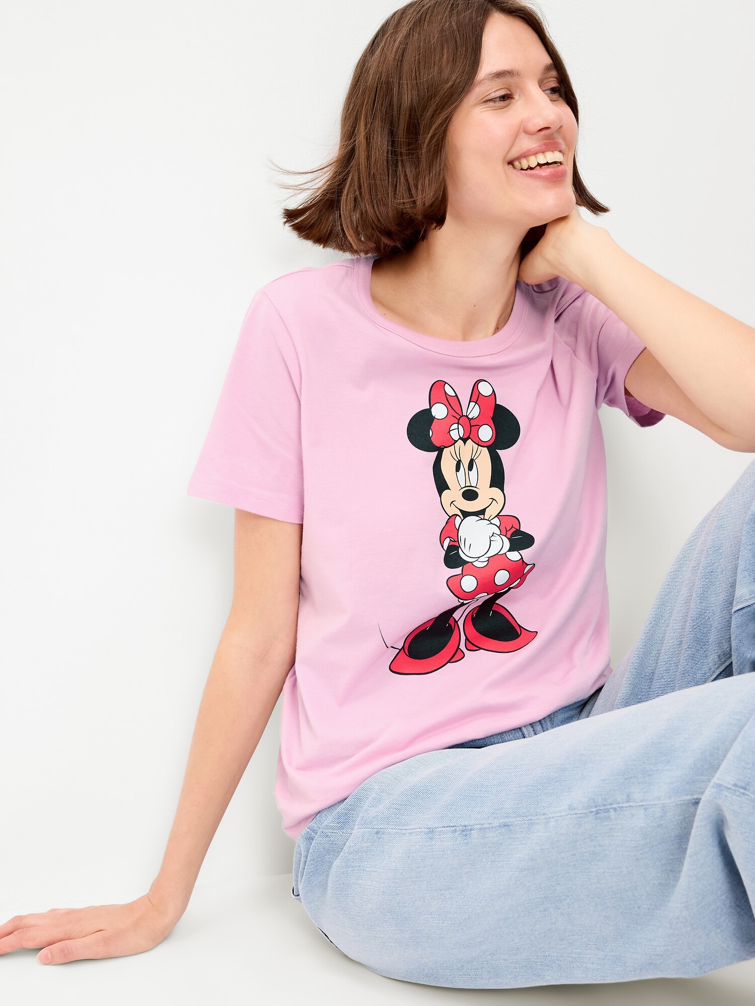 Женская футболка Old Navy EveryWear Crew-Neck Graphic, цвет: Bergamot — фото 3